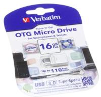USB DRIVE 3.0 OTG MET MICRO-USB STEKER, V. PHONES 16GB