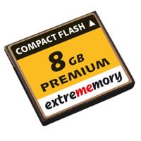 COMPACT-FLASH 8GB PREMIUM GEHEUGENKAART EXTREMEMORY
