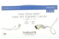 PREMIUM II MICRO-HDMI-D STEKER / HDMI STEKER 1,5MTR.