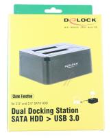 geschikt voor DUAL DOCKINGSTATION SATA HDD > USB 3.0 MIT KLON FUNKTION