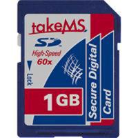 MS1024SDC-SD3R FLASH SD CARD 1GB TAKEMS HIGHSPEED 60X