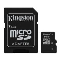 MICRO-SDHC 8GB FLASH GEHEUGENKAART 8GB CLASS-4 -KINGSTON-
