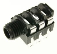 6.35 MM STEREO JACK-CONTRA