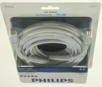 10,0 M COAX CABLE M-F, >90 DB (WITH FILTER)  (WHITE)