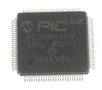 PIC32MX360F256L-72I /PT 32BIT MCU, 256K FLASH, SMD, TQFP100 TYP:PIC32MX360F256L-72I /PT