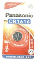 CR1616 3V-55MA LITHIUM KNOOPCEL PANASONIC, 1 OP BLISTER