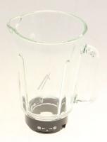 BOWL /BLENDER GLAS, MET AANSLUITVOET