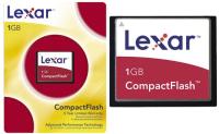COMPACT-FLASH 1GB GEHEUGENKAART LEXAR 8X SPEED