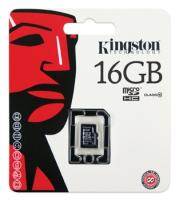 16GB KINGSTON 16GB MICROSDHC CLASS10 FLASH CARD