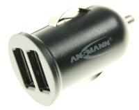 IN-CAR CHARGER 224 USB-AUTOLADER 2 USB-POORTEN 5V MAX. 2,4A