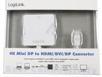 MINI DISPLAYPORT NAAR HDMI+DVI+DISPLAYPORT CONVERTER