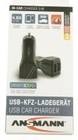 IN-CAR CHARGER 248 USB-AUTOLADER 2 X USB-A POORTEN 5V MAX. 4,8A 24W