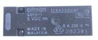 5VDC 8A-250VAC RELAIS, 1 WISSELCONTACT