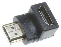 HDMI-ADAPTER 19 POL. ST./19 POL. CONTRA HAAKS-OMLAAG