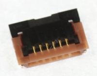 CONNECTOR-FPC /FFC /PIC, 6P, 0.5MMSMD-A, AU,