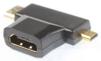 ADAPTER HDMI-A BUCHSE > HDMI-C + HDMI-D STECKER