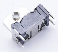 CONNECTOR HDMI BUCHSE TYPE-A SMT-19P W. FLANGE