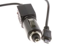 AUTO-LAADKABEL (12/24VDC) MET MICRO-USB-B STEKER 5VDC-1A