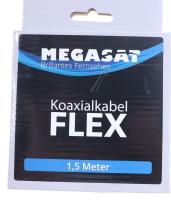 geschikt voor MEGASAT FLEXIBELE COAXKABEL 1,5M MIT 2 F-STEKERS